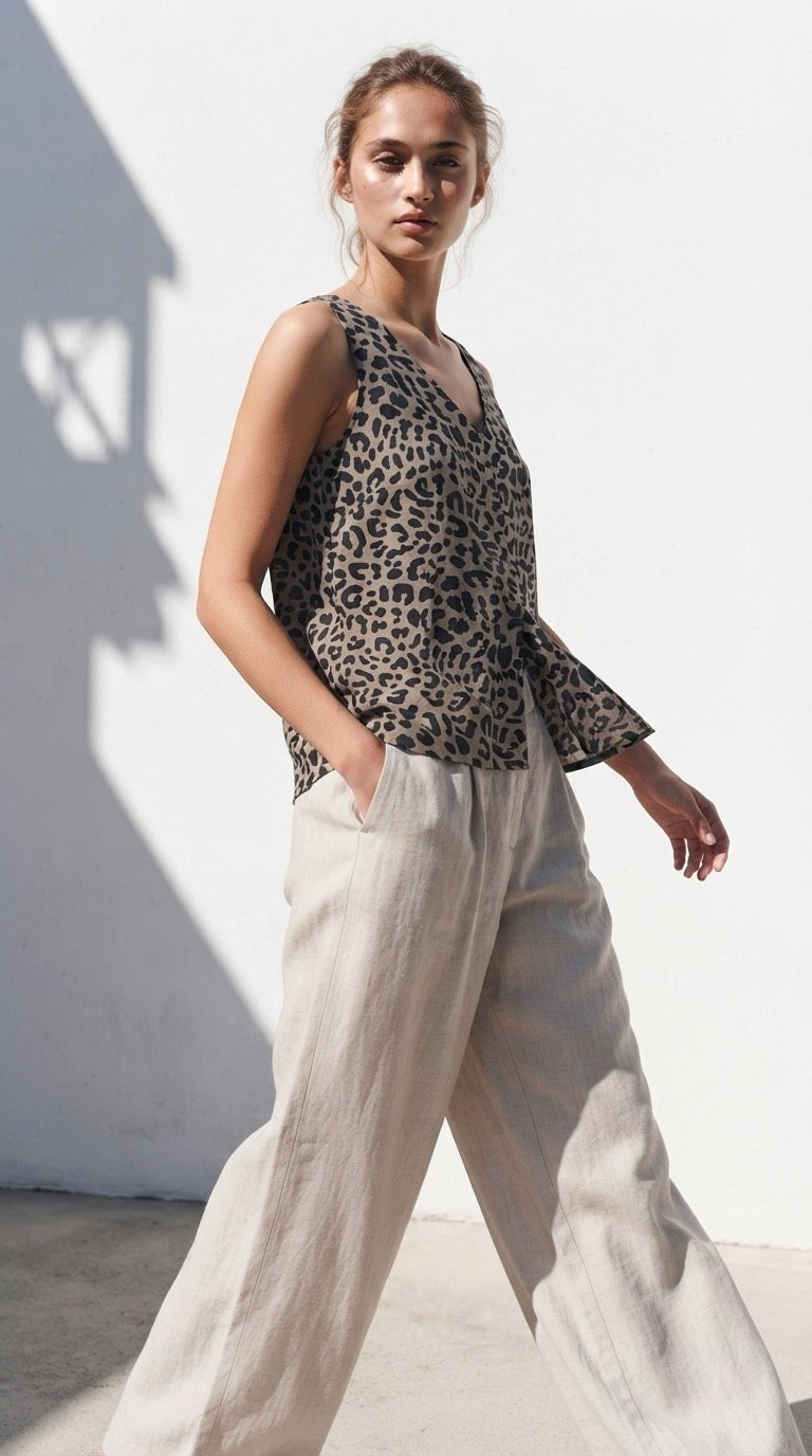 The Tallulah Leopard top