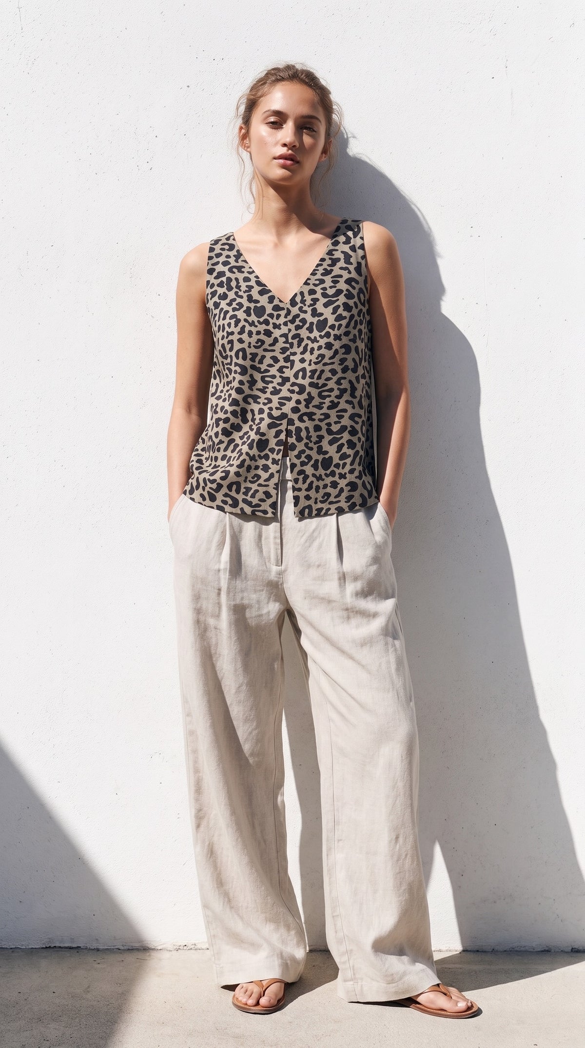 The Tallulah Leopard top