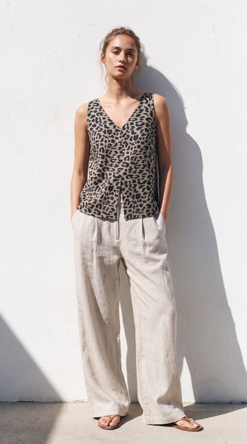 The Tallulah Leopard top