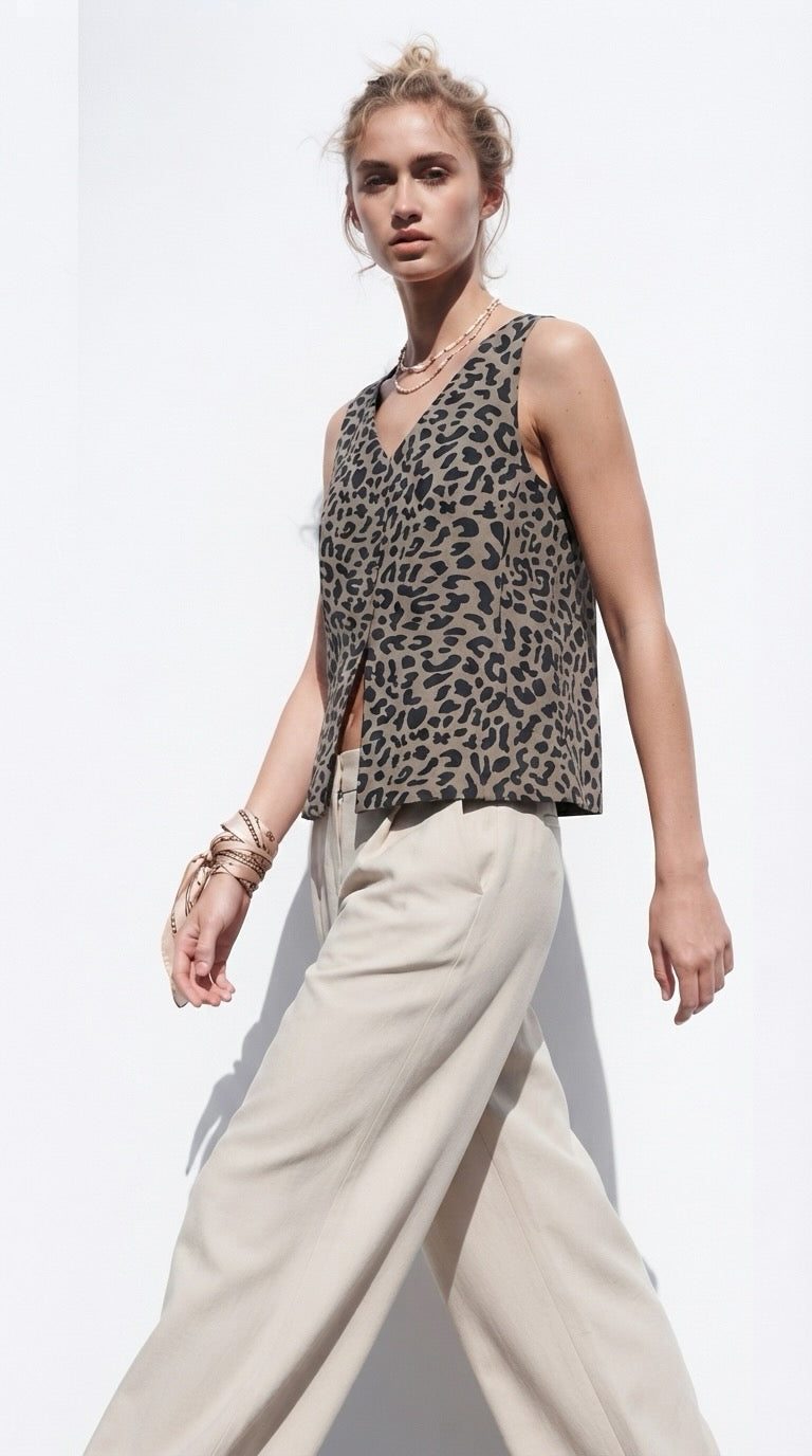 The Tallulah Leopard top