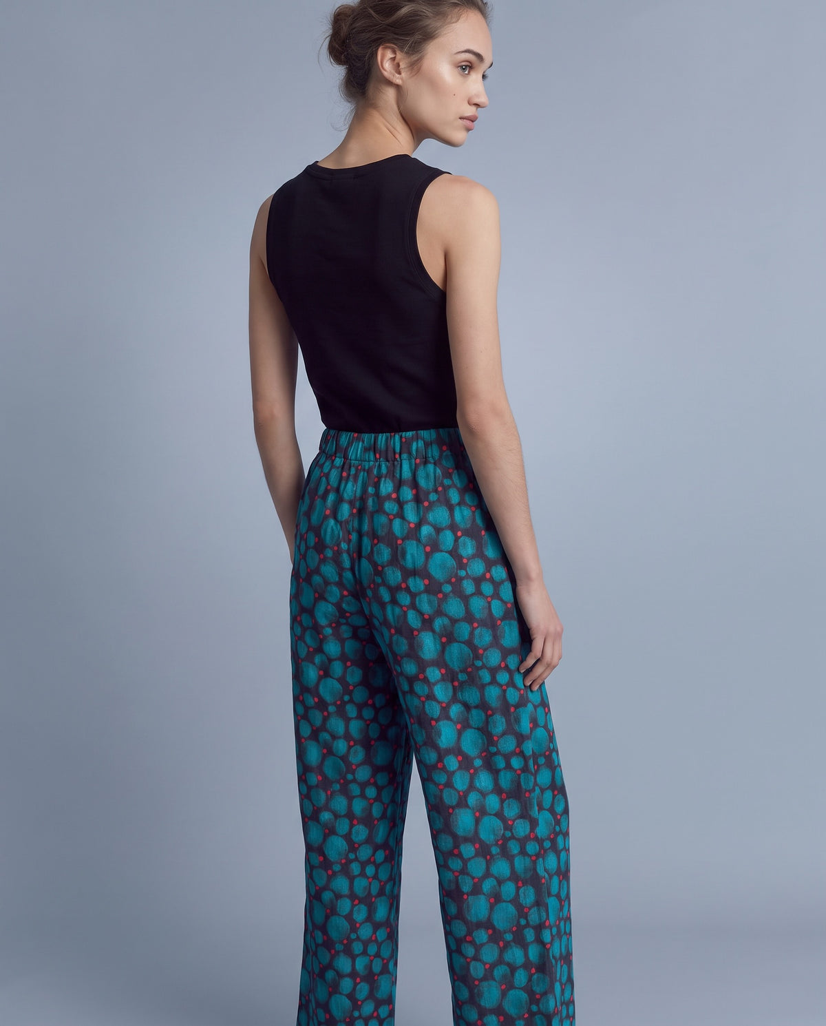 The Marlowe Trousers in Circle print