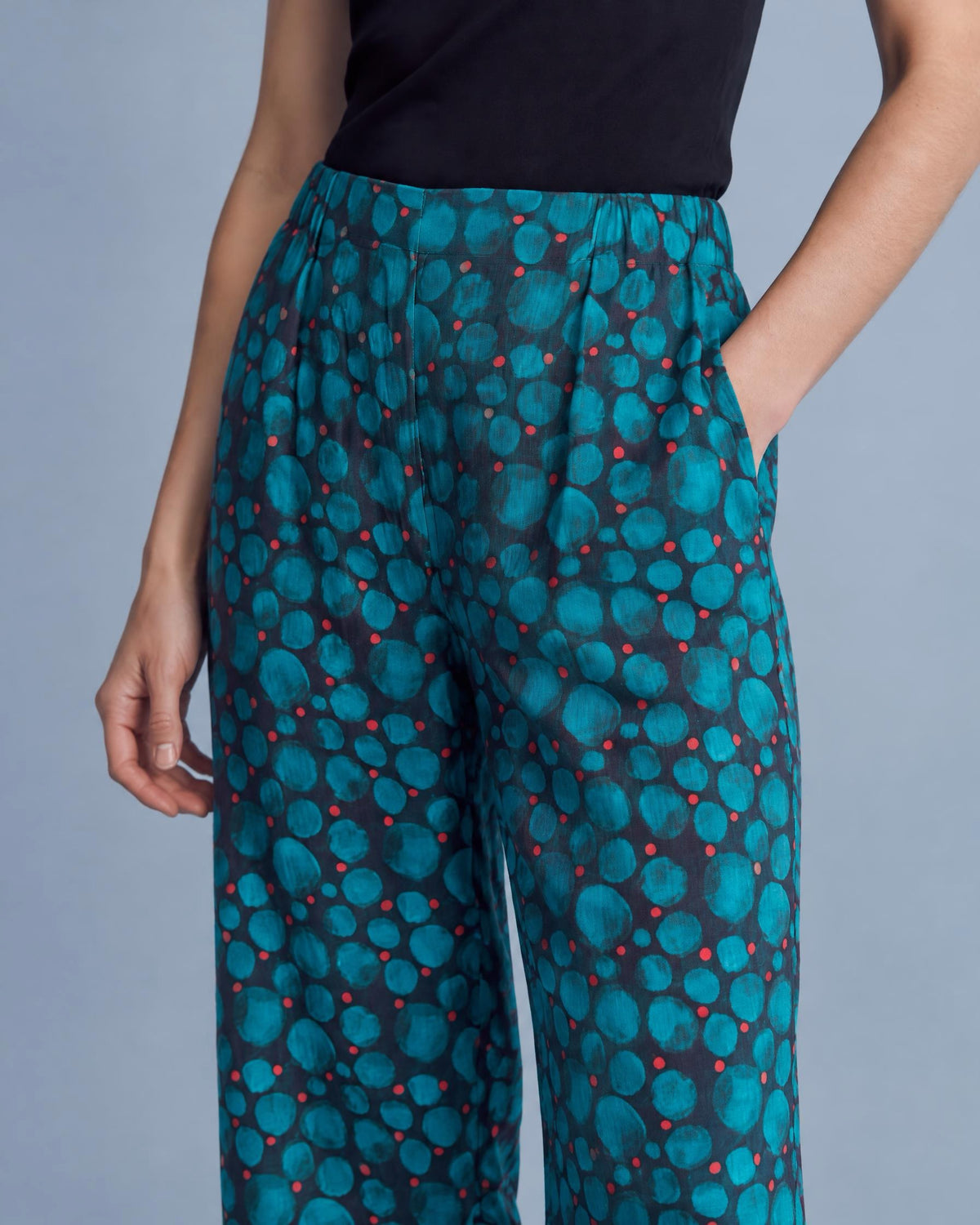 The Marlowe Trousers in Circle print