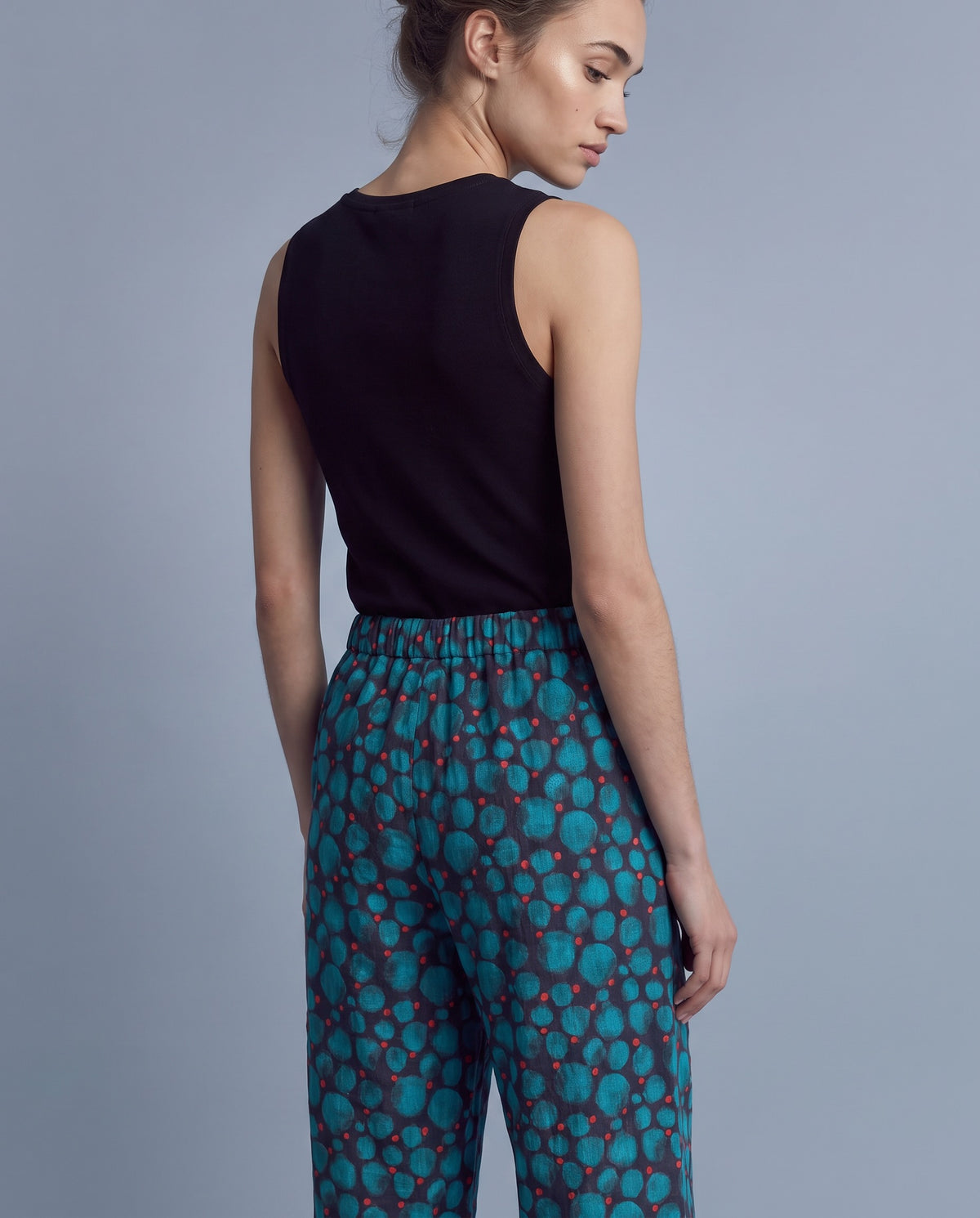 The Marlowe Trousers in Circle print