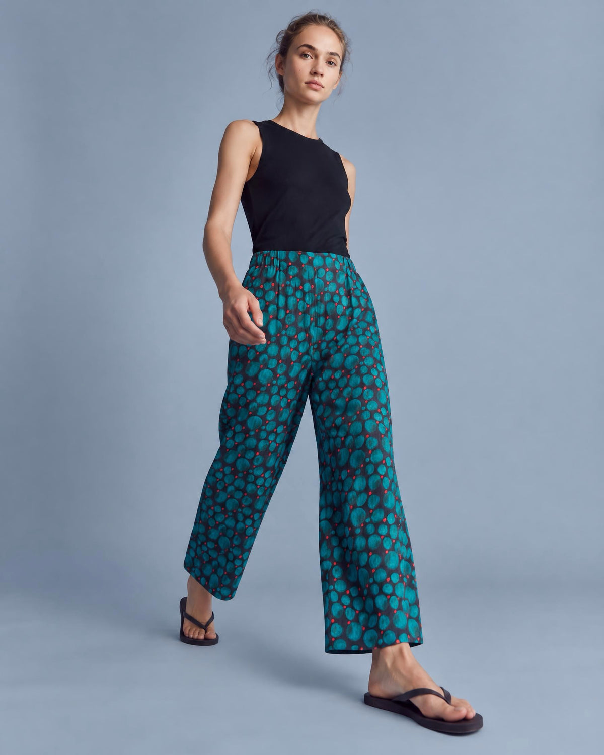 The Marlowe Trousers in Circle print