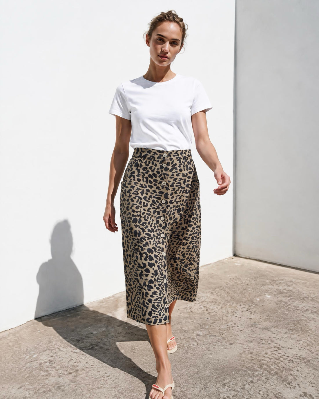 The Leopard Nicole Skirt