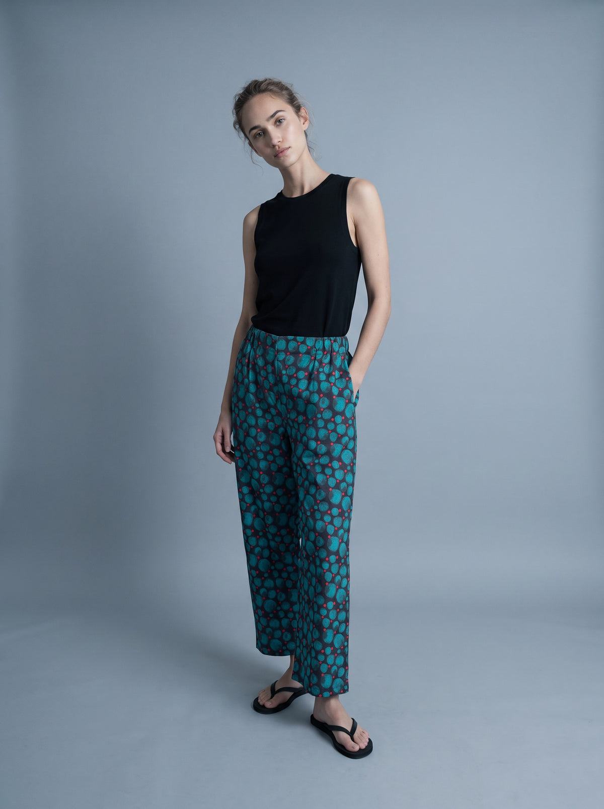 The Marlowe Trousers in Circle print