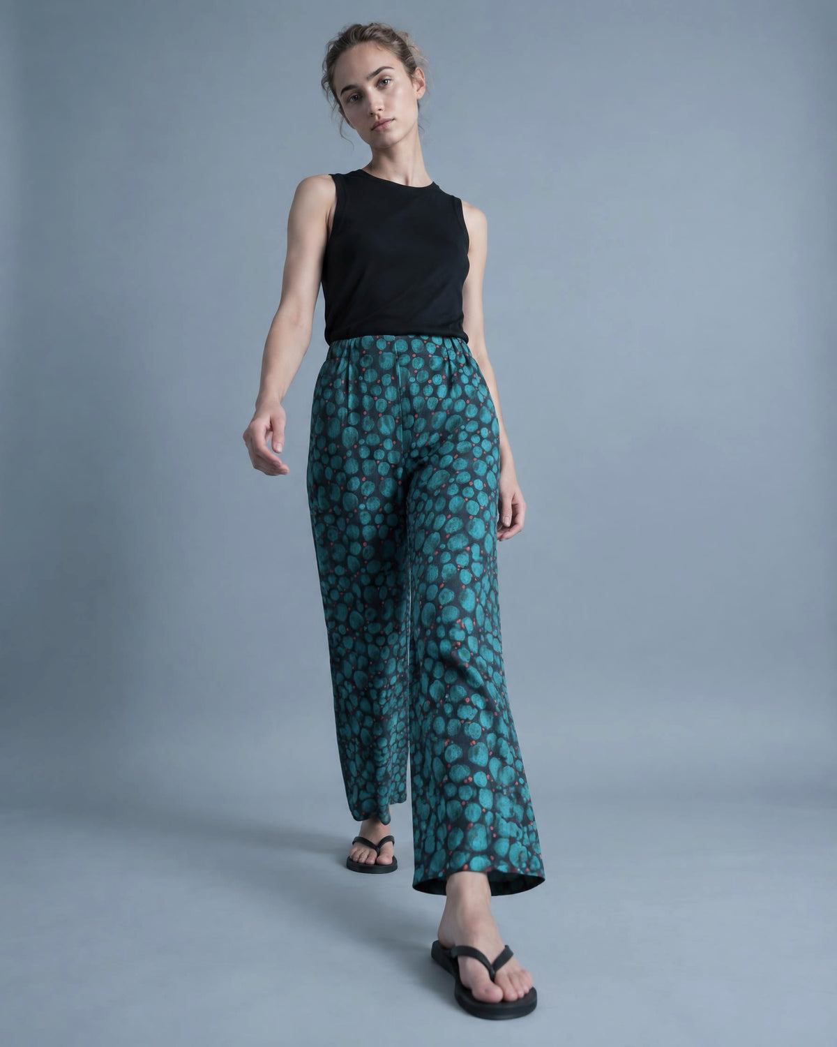 The Marlowe Trousers in Circle print