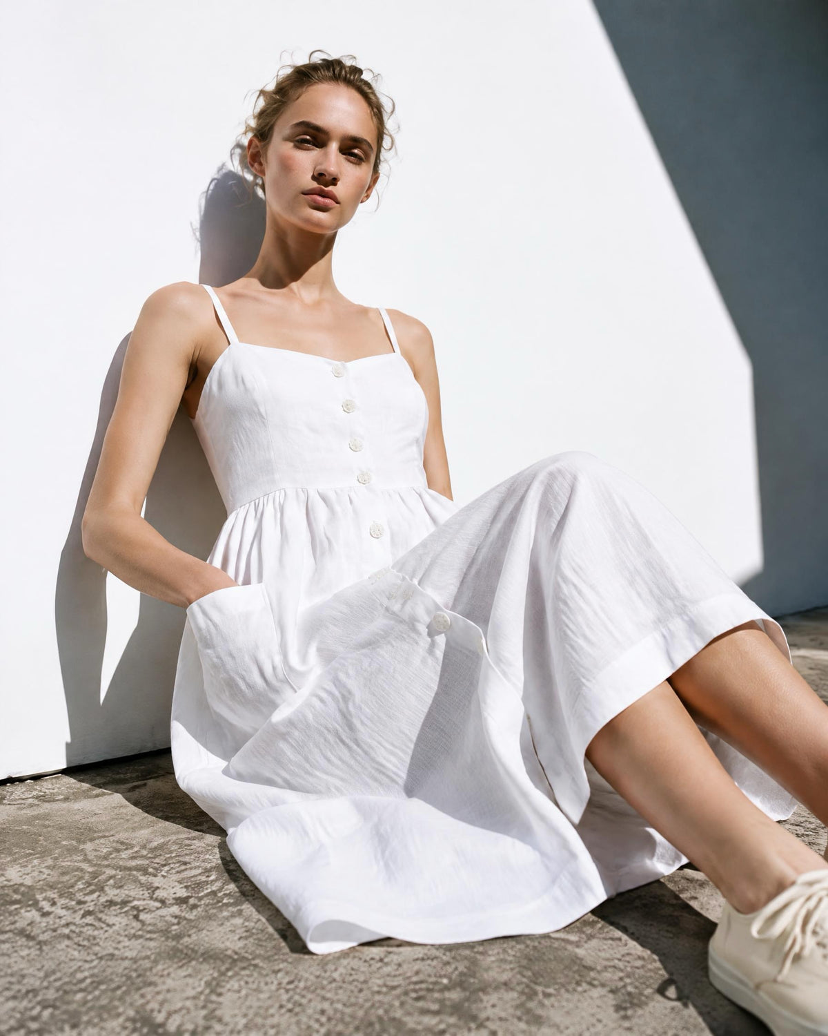 Ruby Sundress White