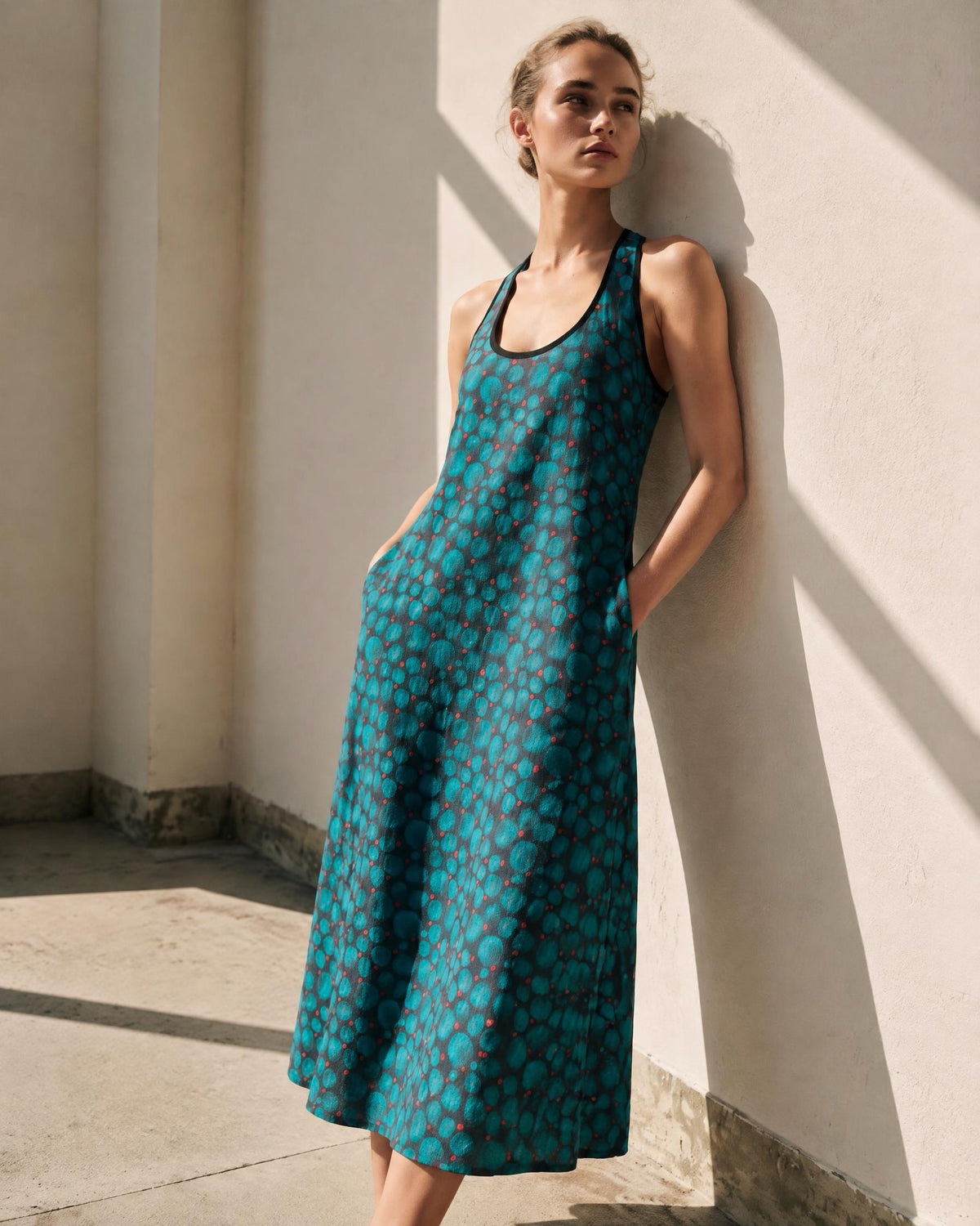 Libbie Dress Circle print
