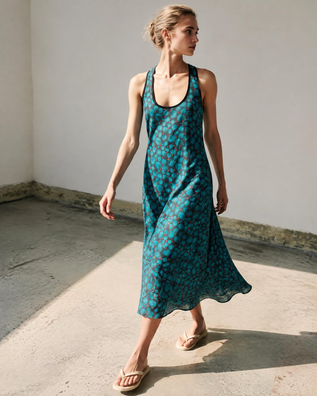 Libbie Dress Circle print