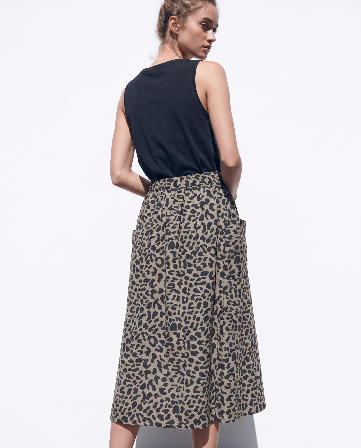 The Leopard Nicole Skirt