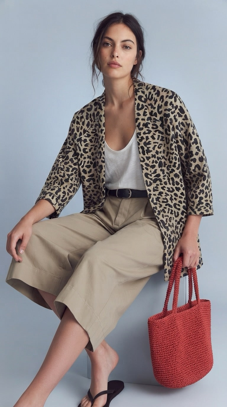 The Leopard Kimono
