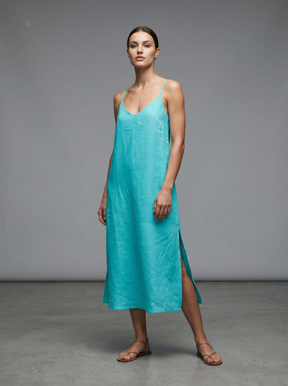 Ana dress Turquoise