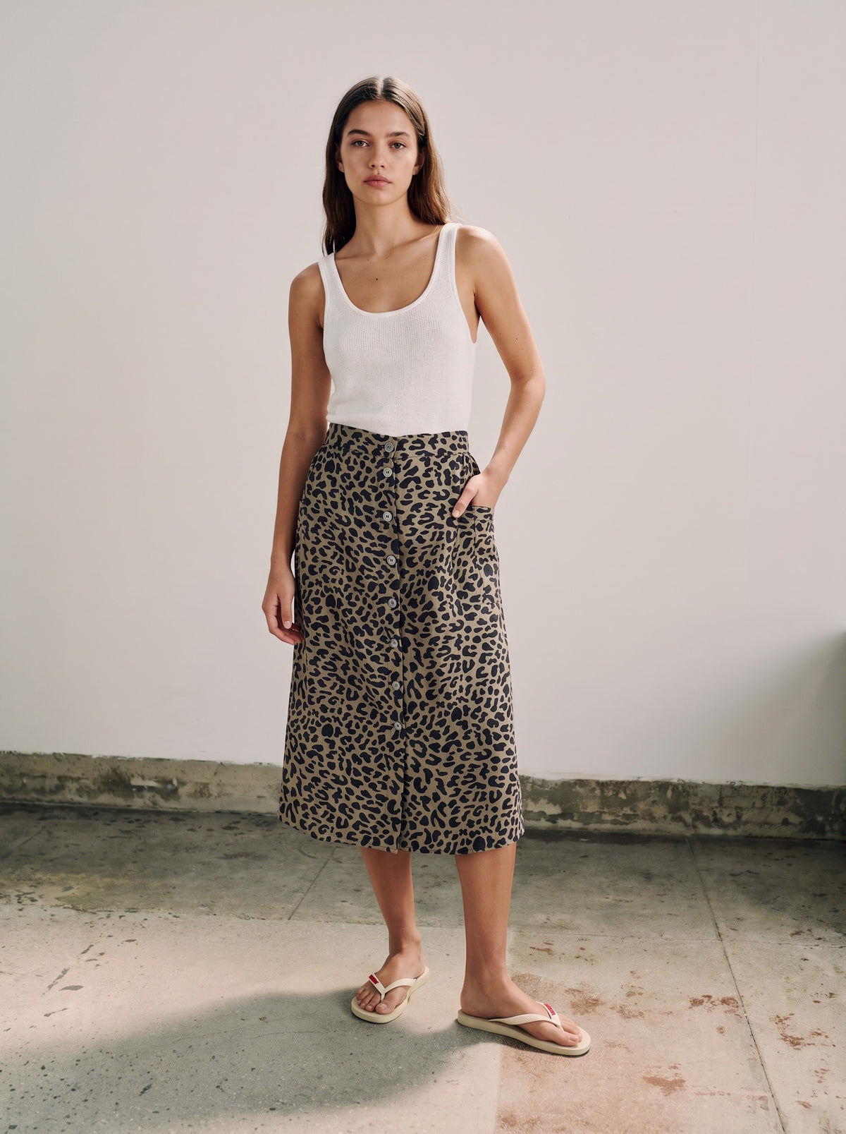 The Leopard Nicole Skirt
