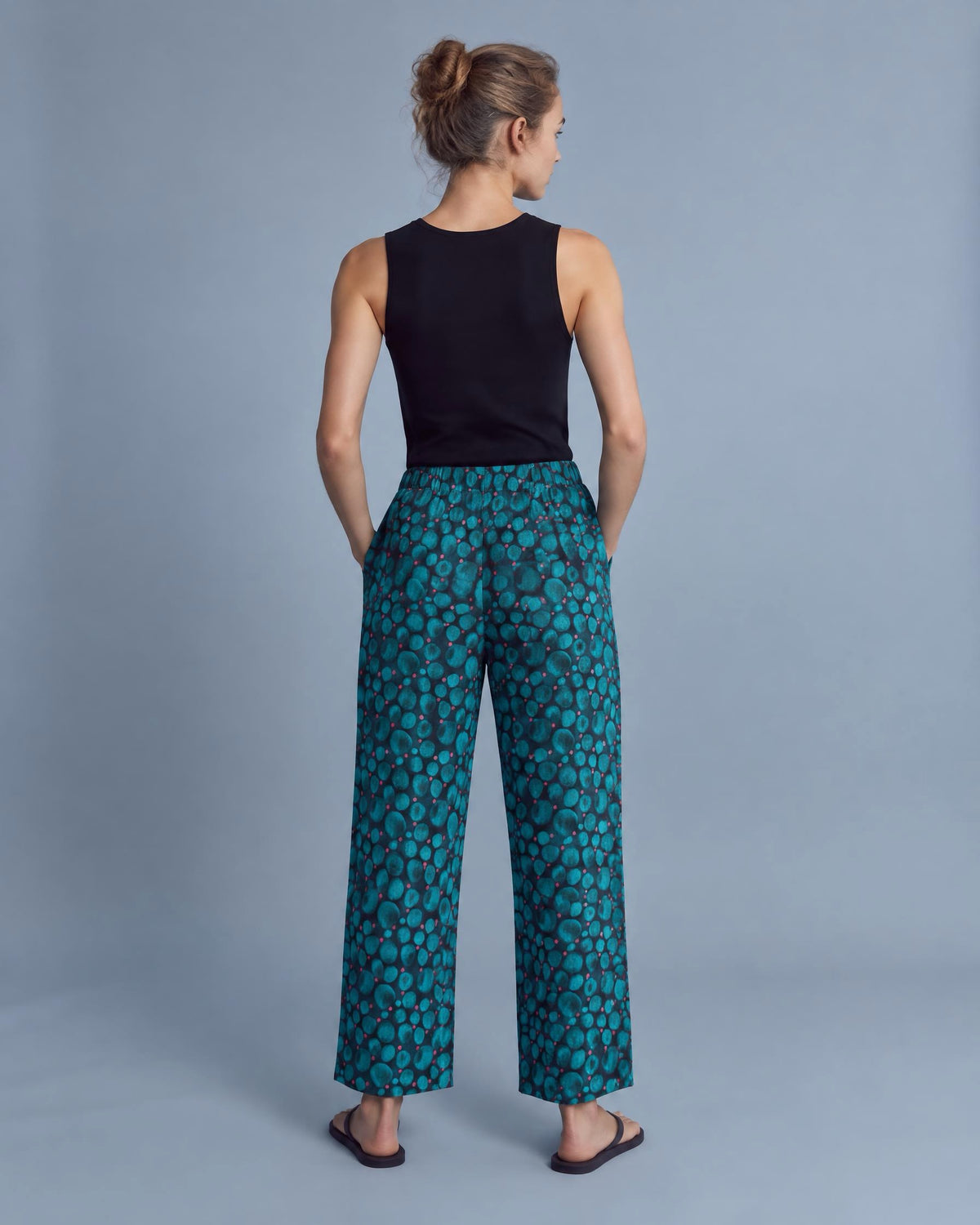The Marlowe Trousers in Circle print