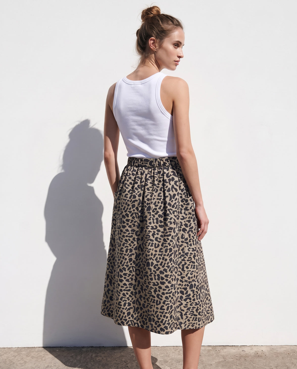 The Leopard Nicole Skirt
