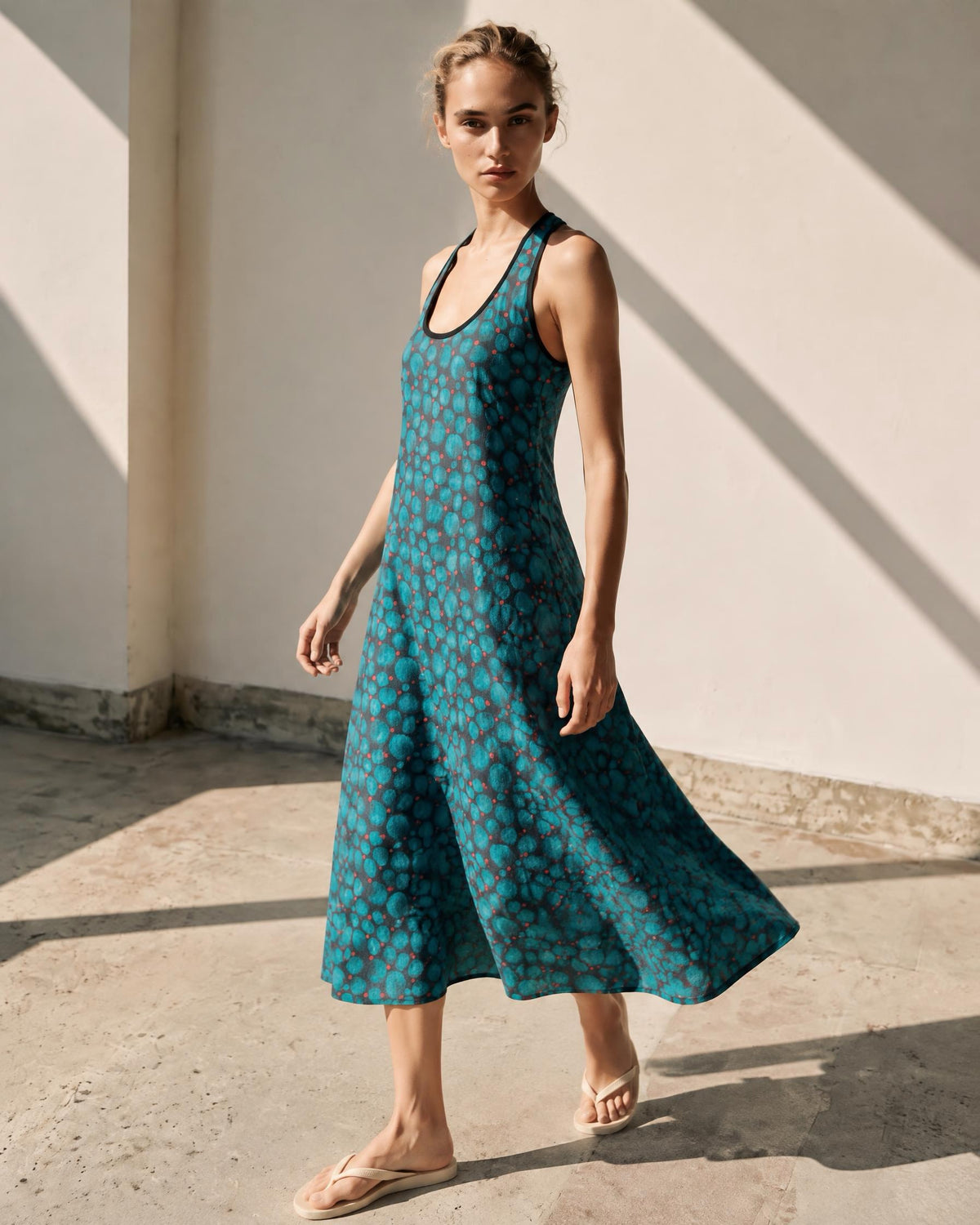 Libbie Dress Circle print