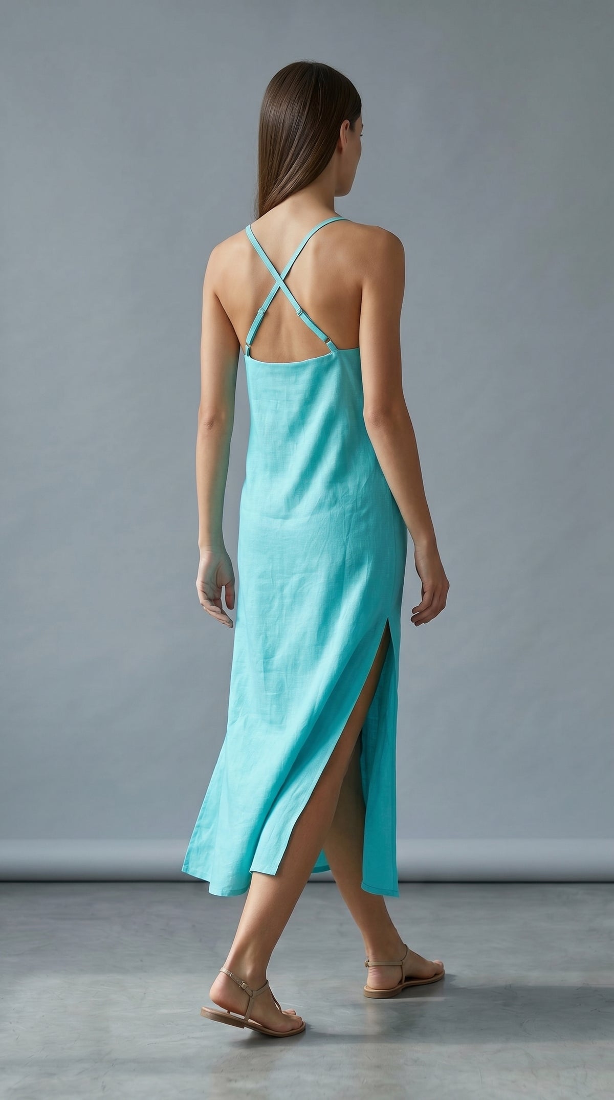 Ana dress Turquoise