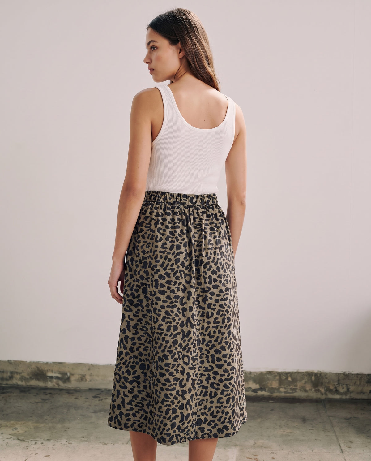 The Leopard Nicole Skirt