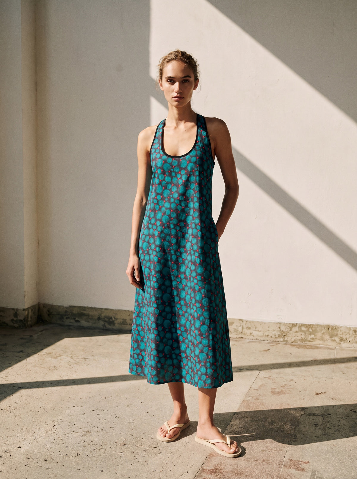 Libbie Dress Circle print