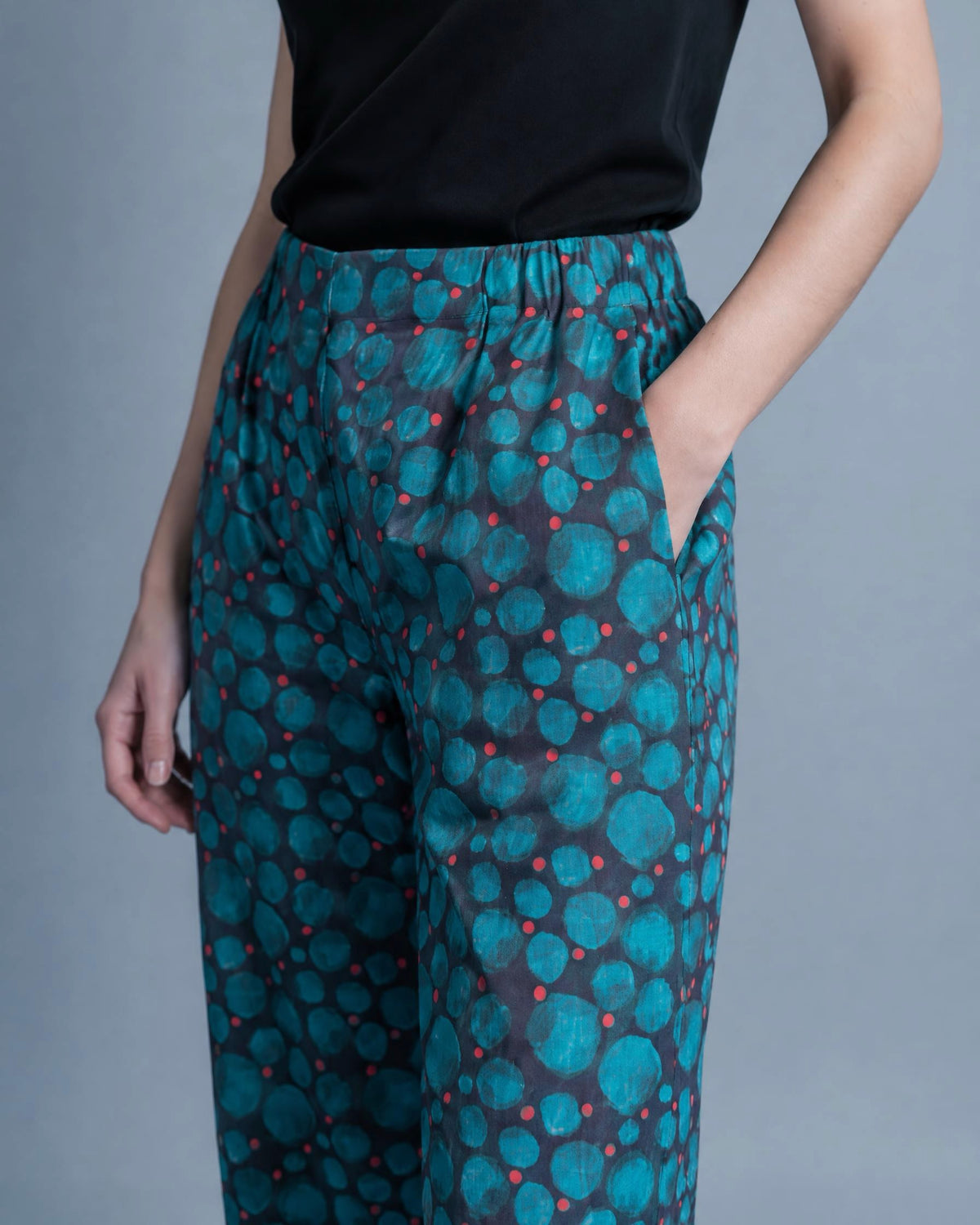 The Marlowe Trousers in Circle print