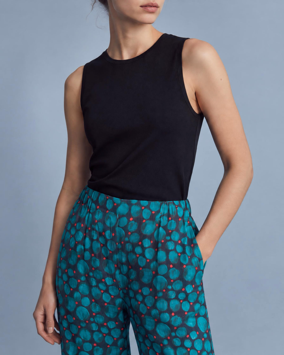 The Marlowe Trousers in Circle print