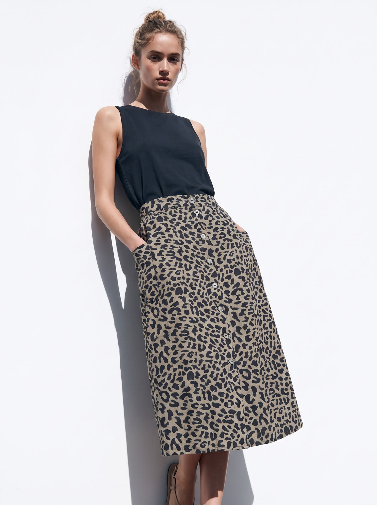 The Leopard Nicole Skirt
