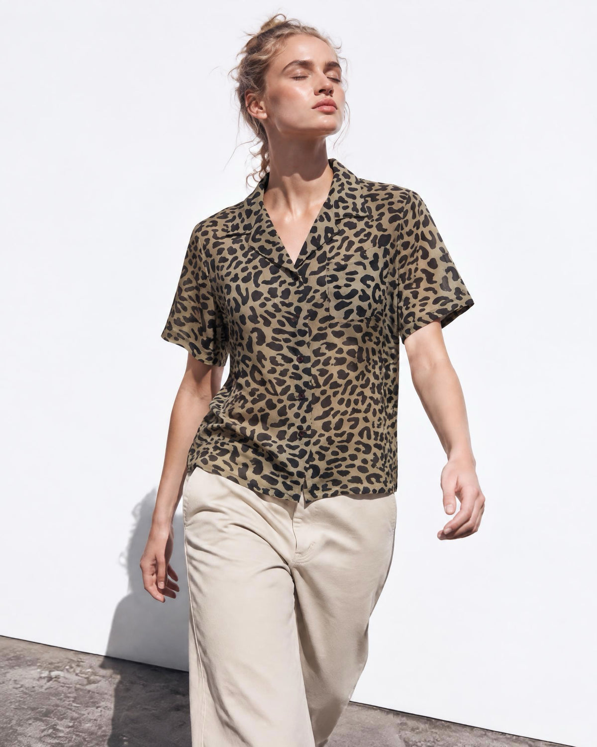 The Nazrin Leopard Shirt