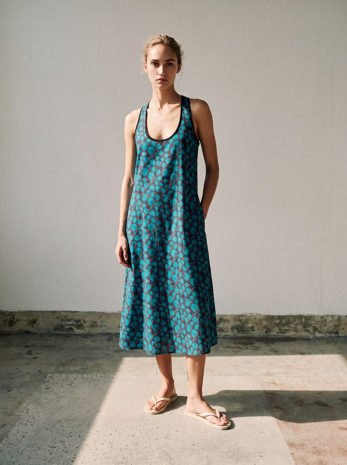 Libbie Dress Circle print