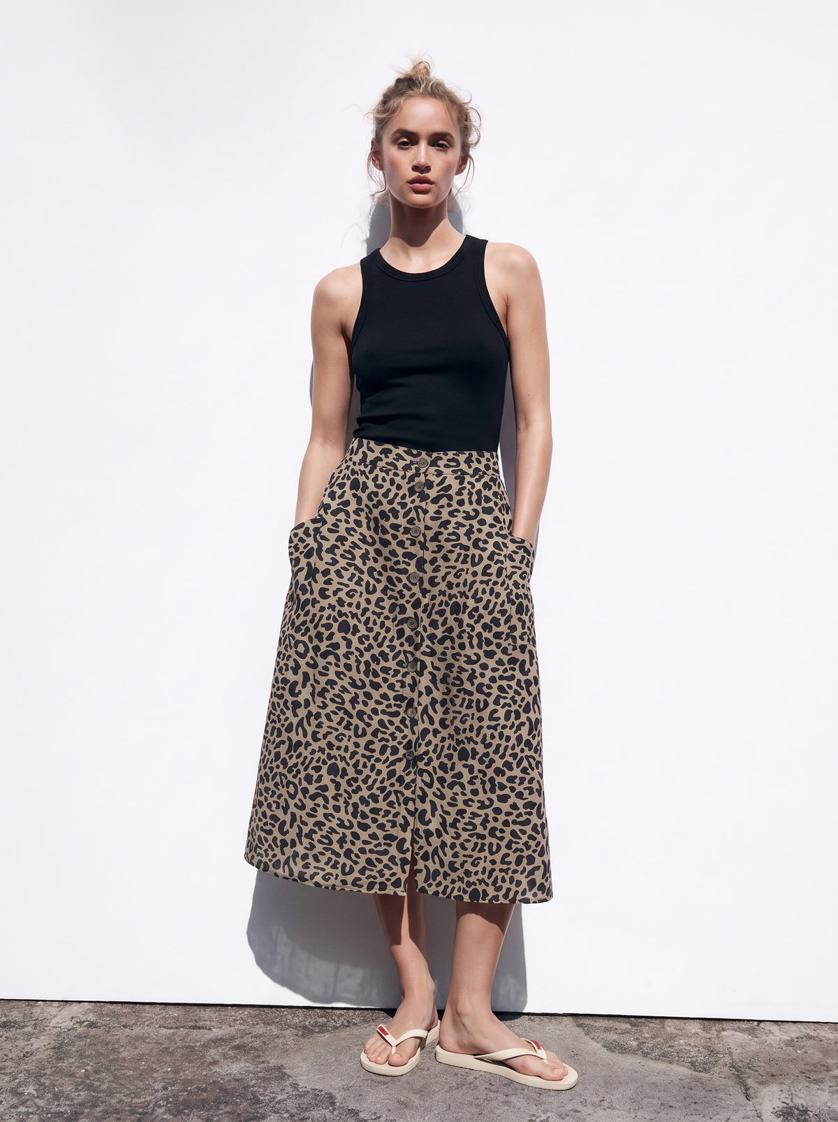 The Leopard Nicole Skirt