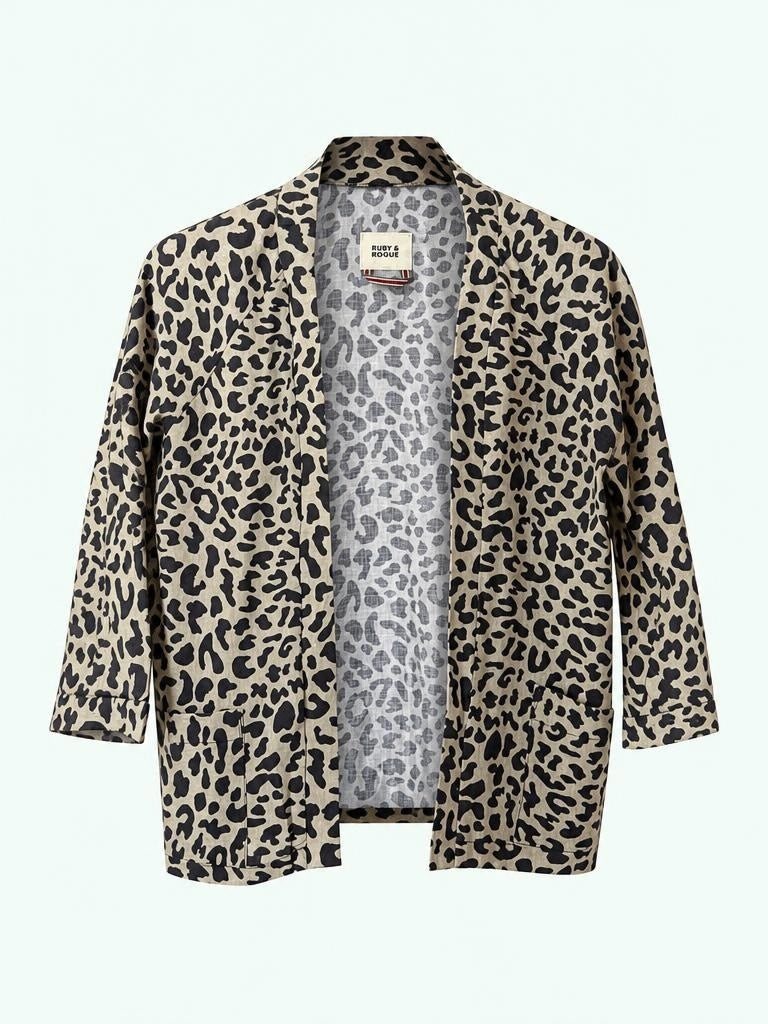 The Leopard Kimono