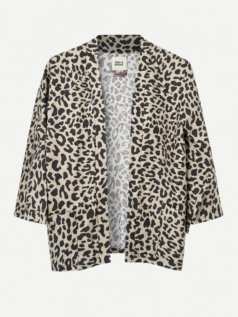 The Leopard Kimono